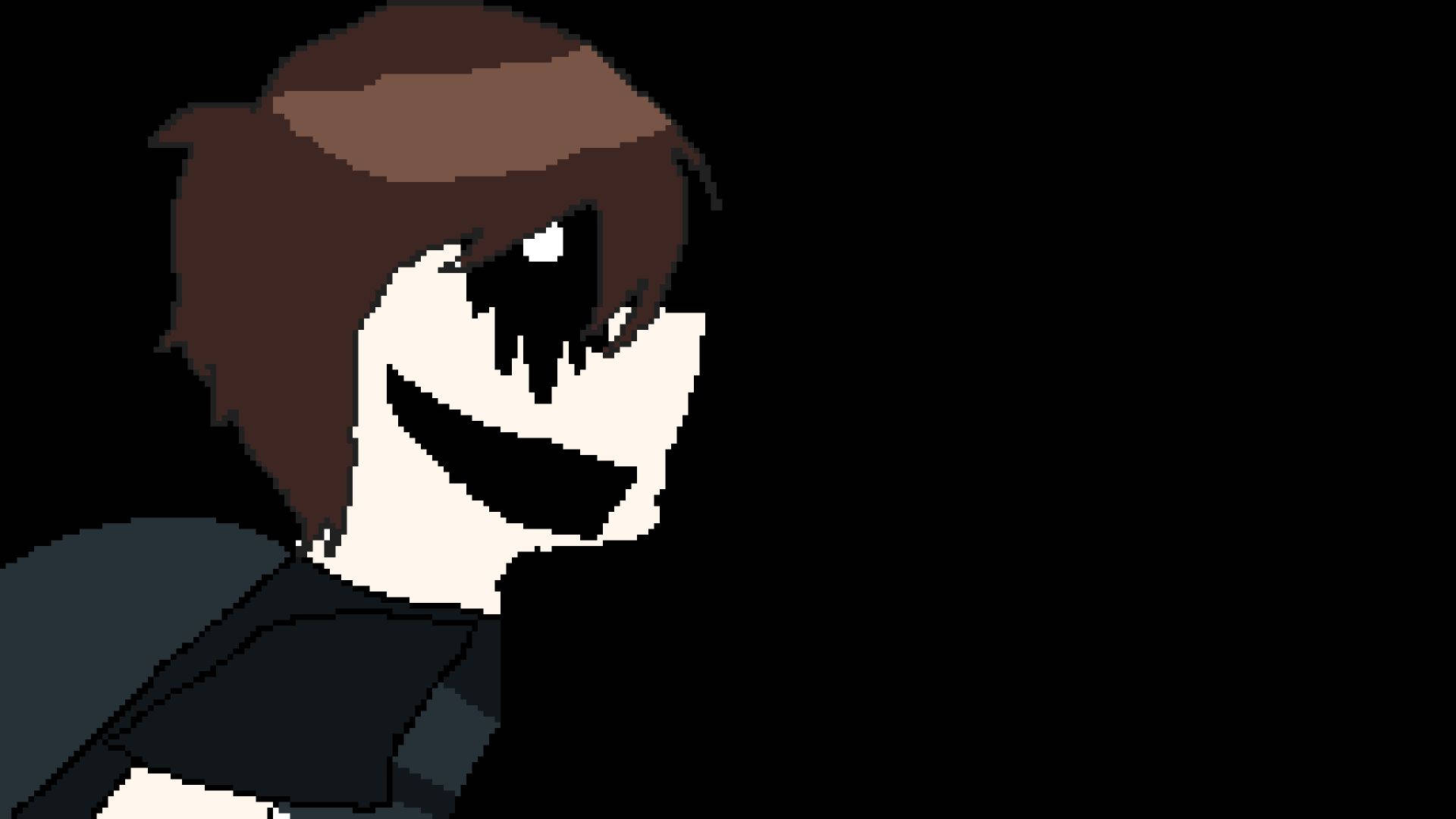 Chris Afton, pixelated, smirking, Full HD Desktop Wallpaper