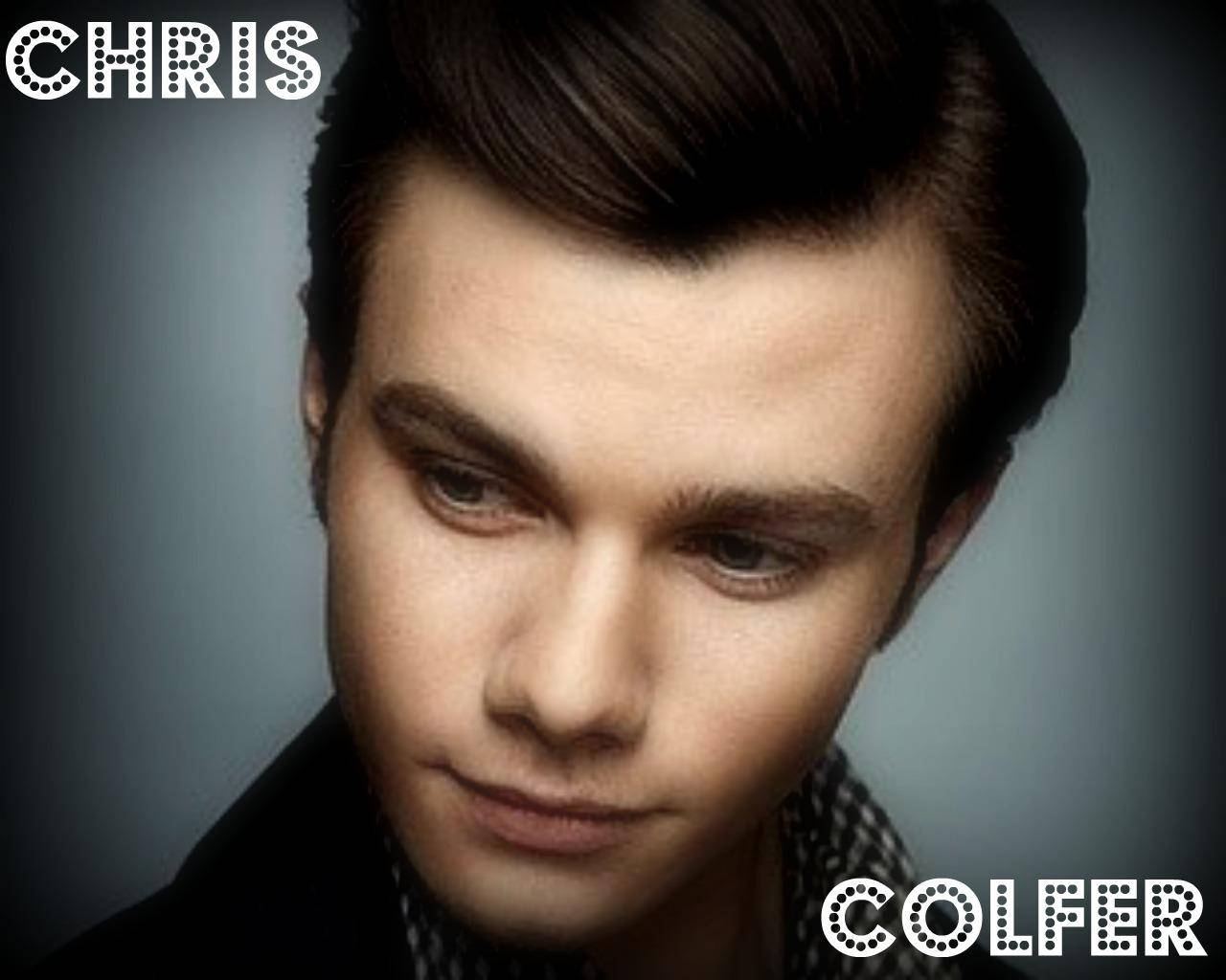 Chris Colfer, young celebrity, styled dark hair, HD Desktop Wallpaper