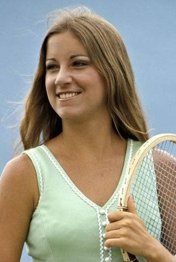 Chris Evert, tennis legend, vintage tennis racket, SD Phone Wallpaper