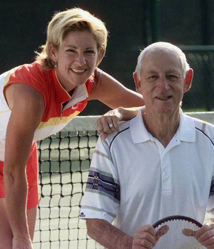 Chris Evert, tennis court, tennis rackets, SD Phone Wallpaper