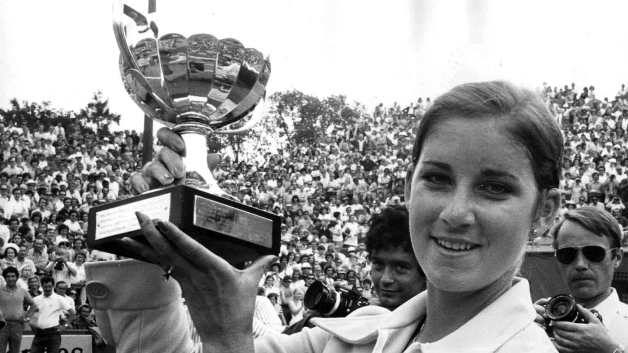 Chris Evert, 1974, tennis champion, Full HD Desktop Wallpaper