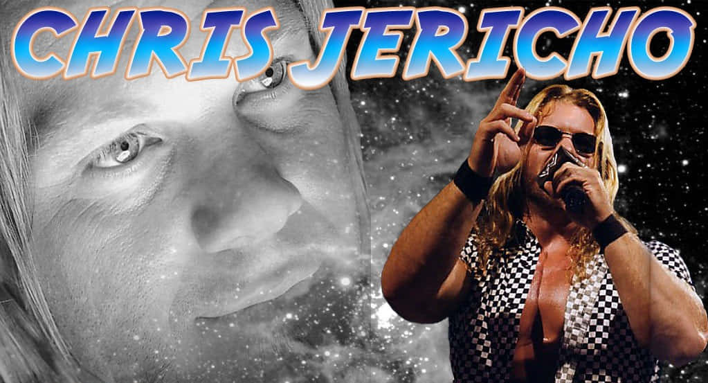 Chris Jericho, checkered shirt, microphone, SD Desktop Wallpaper