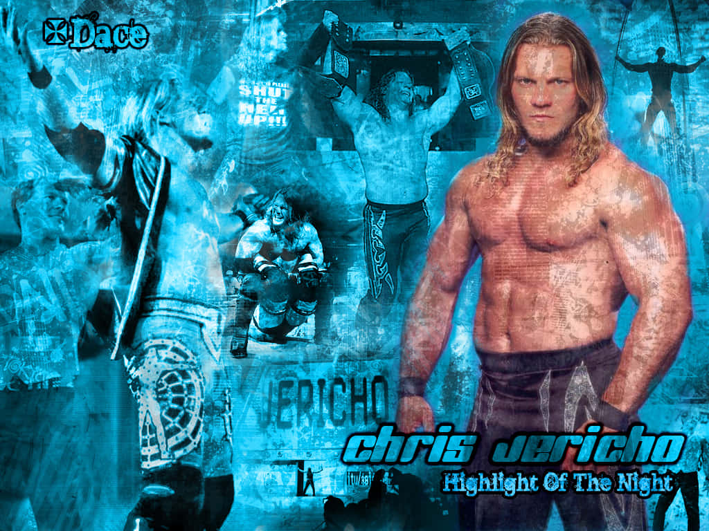 Chris Jericho, wrestler, long blonde hair, SD Desktop Wallpaper