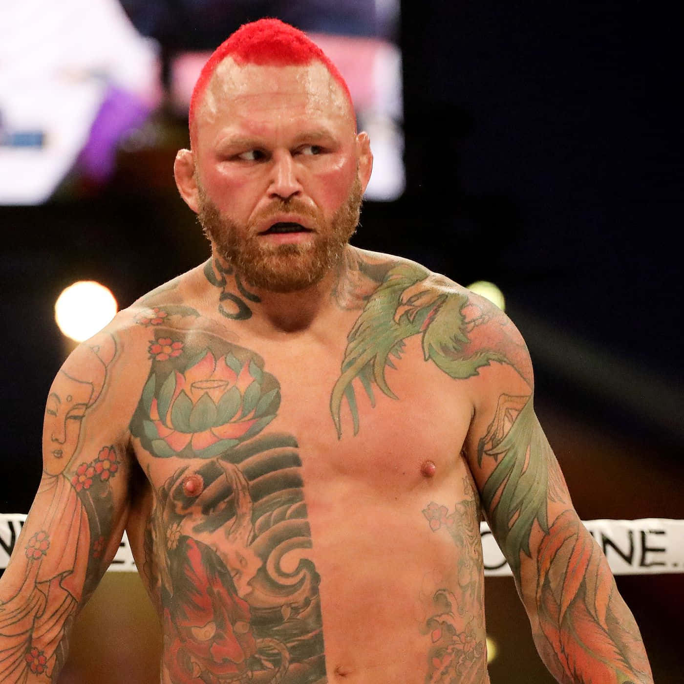Chris Leben, Japanese-themed tattoos, ring, HD Desktop Wallpaper