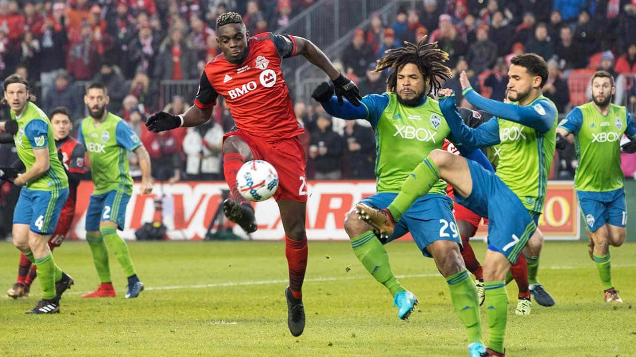 Chris Mavinga, red jersey, green jersey, HD Desktop Wallpaper