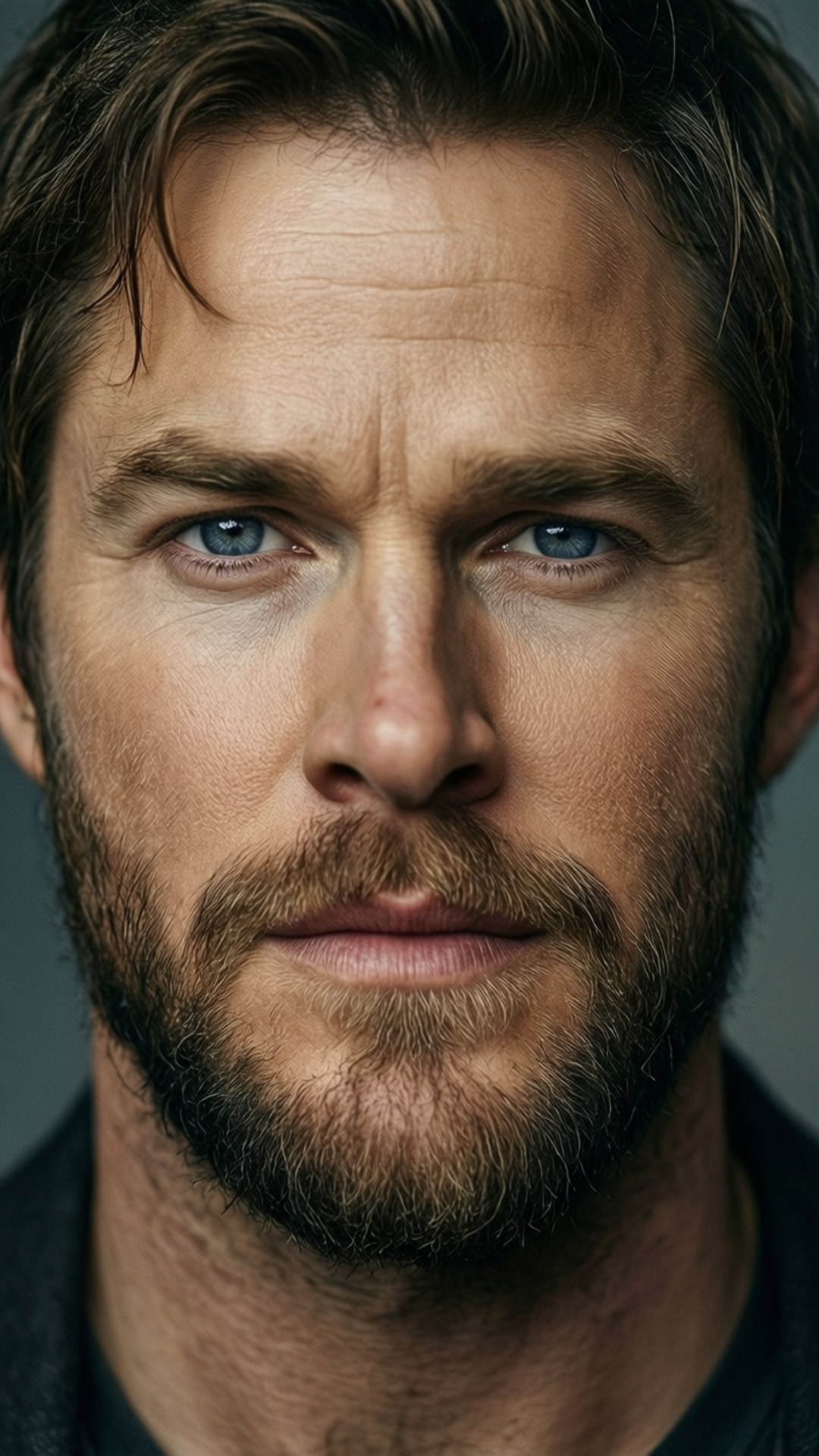 Chris Pratt, beard, intense blue eyes, Full HD Phone Wallpaper