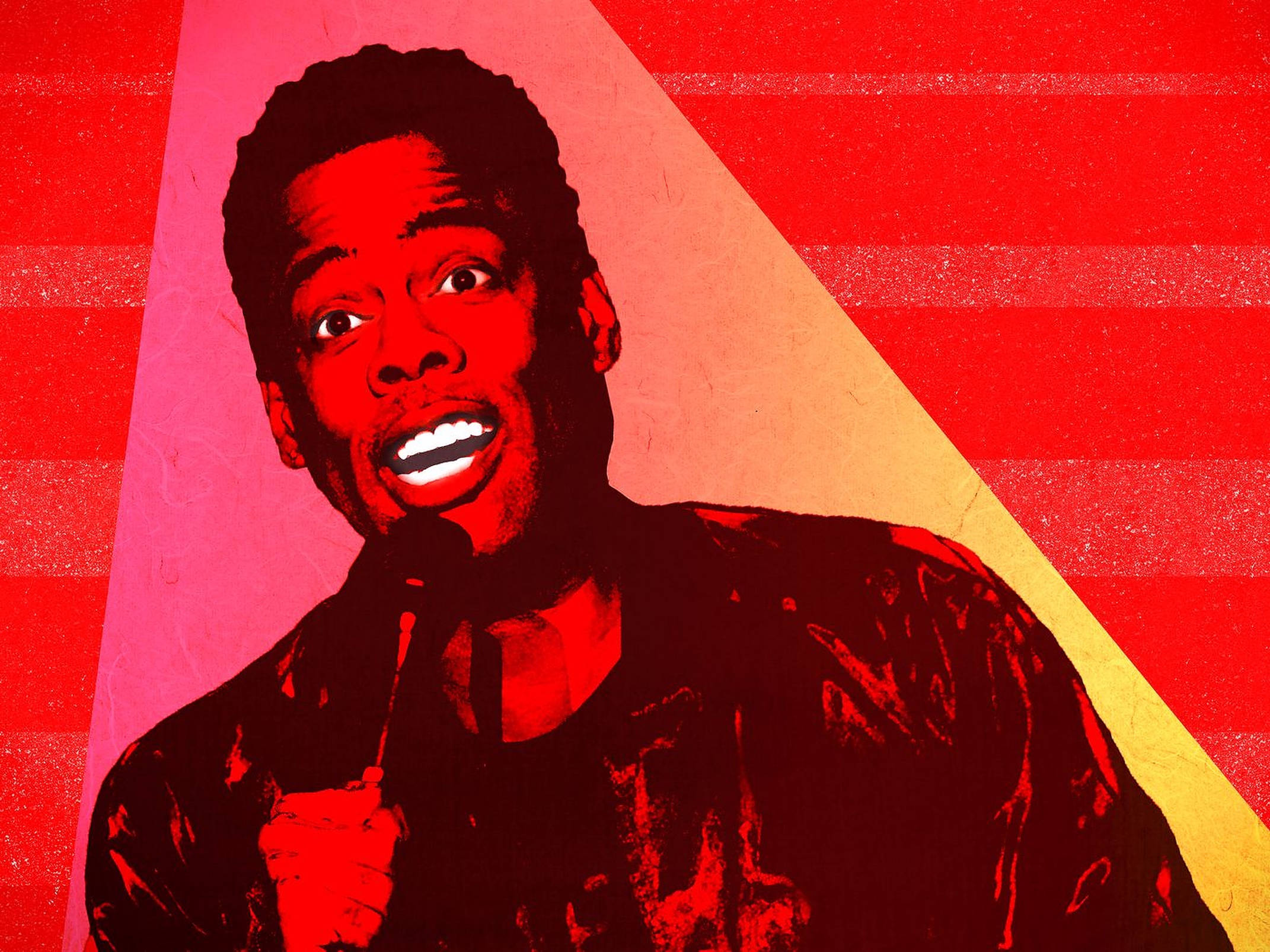 Chris Rock, red, pink, Full HD Desktop Wallpaper