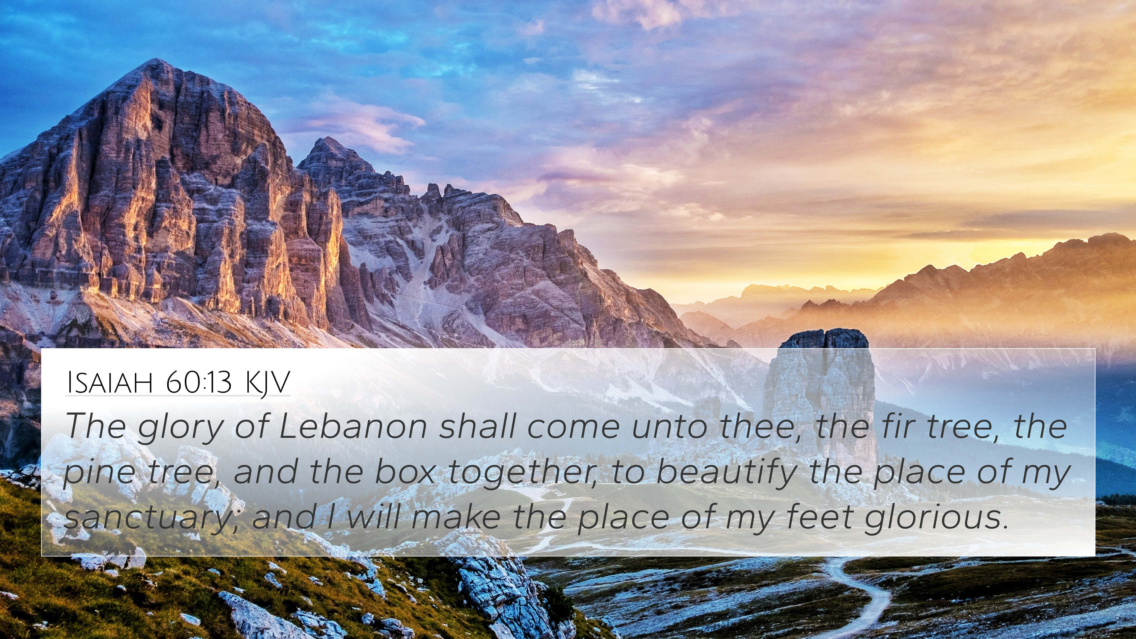 bible verse, golden sunset light, mountain range, 4K Desktop Wallpaper