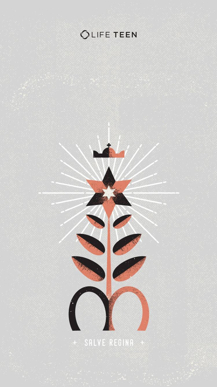 aesthetic christian presentation, abstract plant, starburst rays, HD Phone Wallpaper