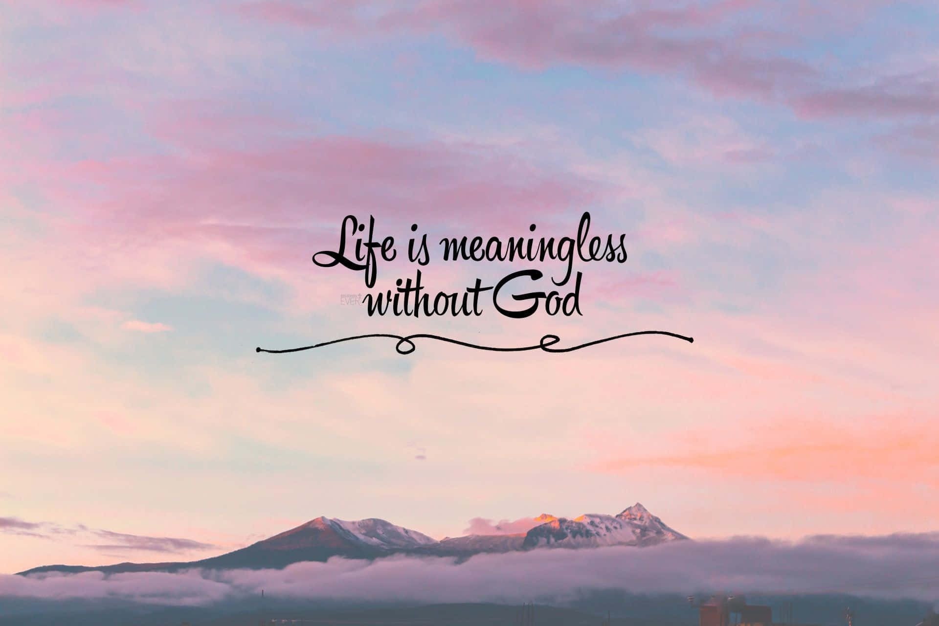 Christian Desktop, Mountain View, snow-capped mountains, Full HD Desktop Wallpaper