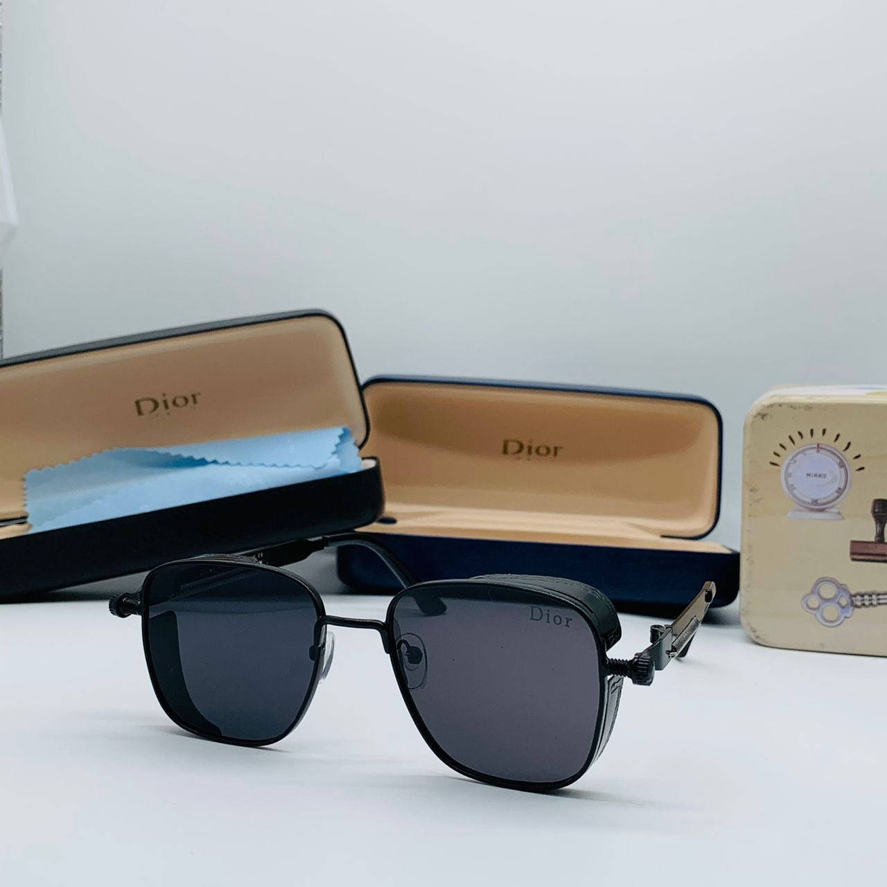 Christian Dior, black, sleek metal frames, HD Desktop Wallpaper