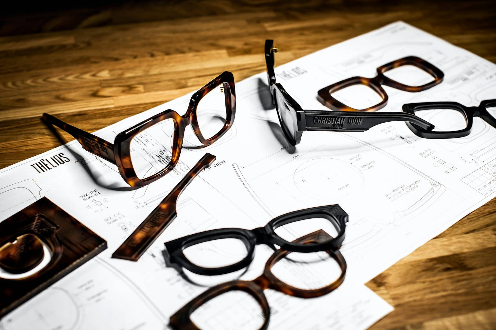 Christian Dior, tortoiseshell, black, HD Desktop Wallpaper