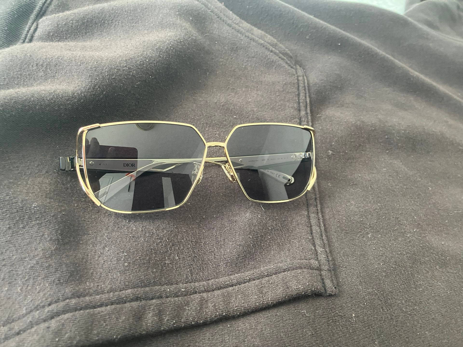 Christian Dior, gold-framed, sunglasses, Full HD Desktop Wallpaper