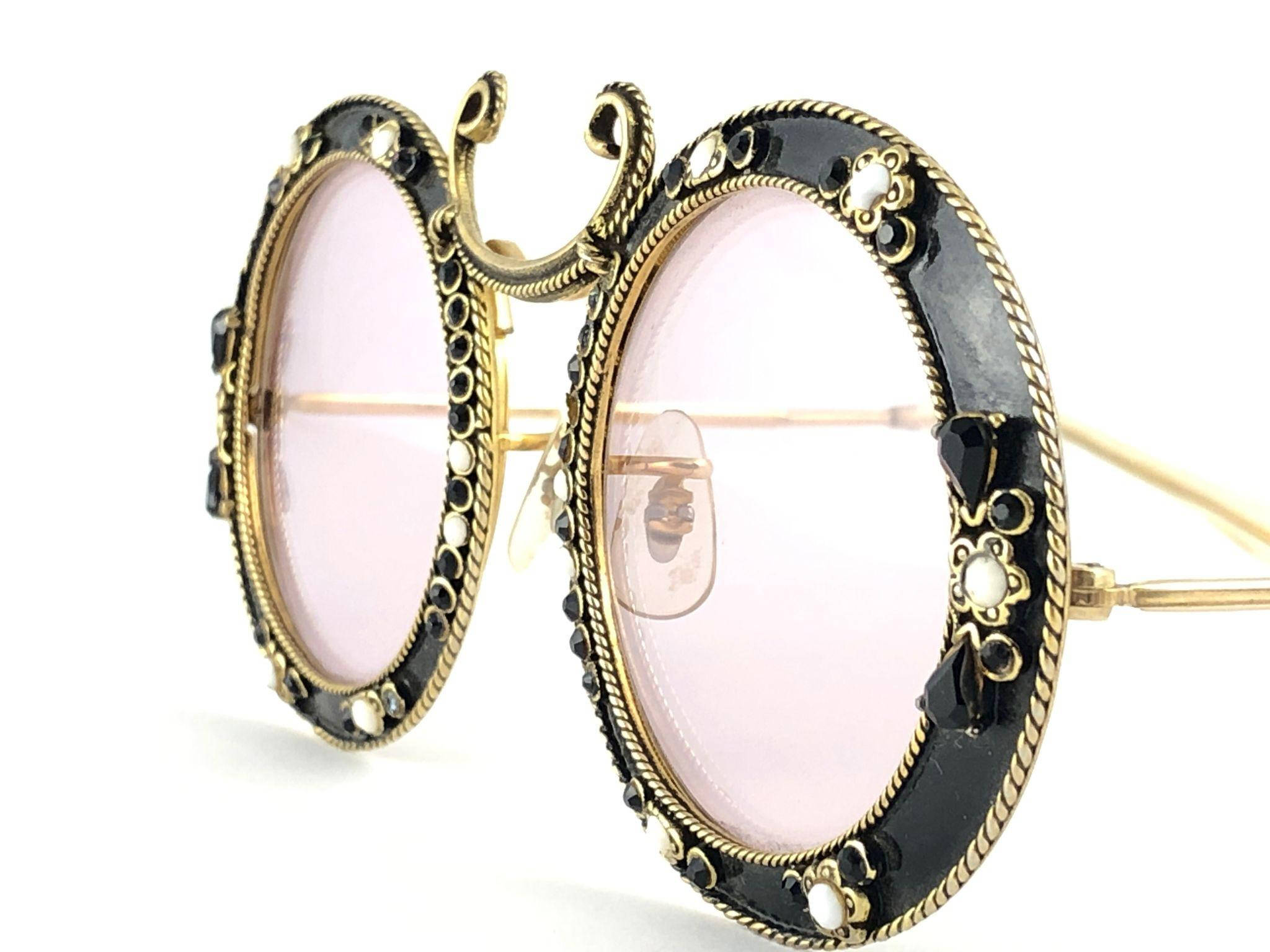 Christian Dior, ultra rare sunglasses, gold filigree frames, Full HD Desktop Wallpaper