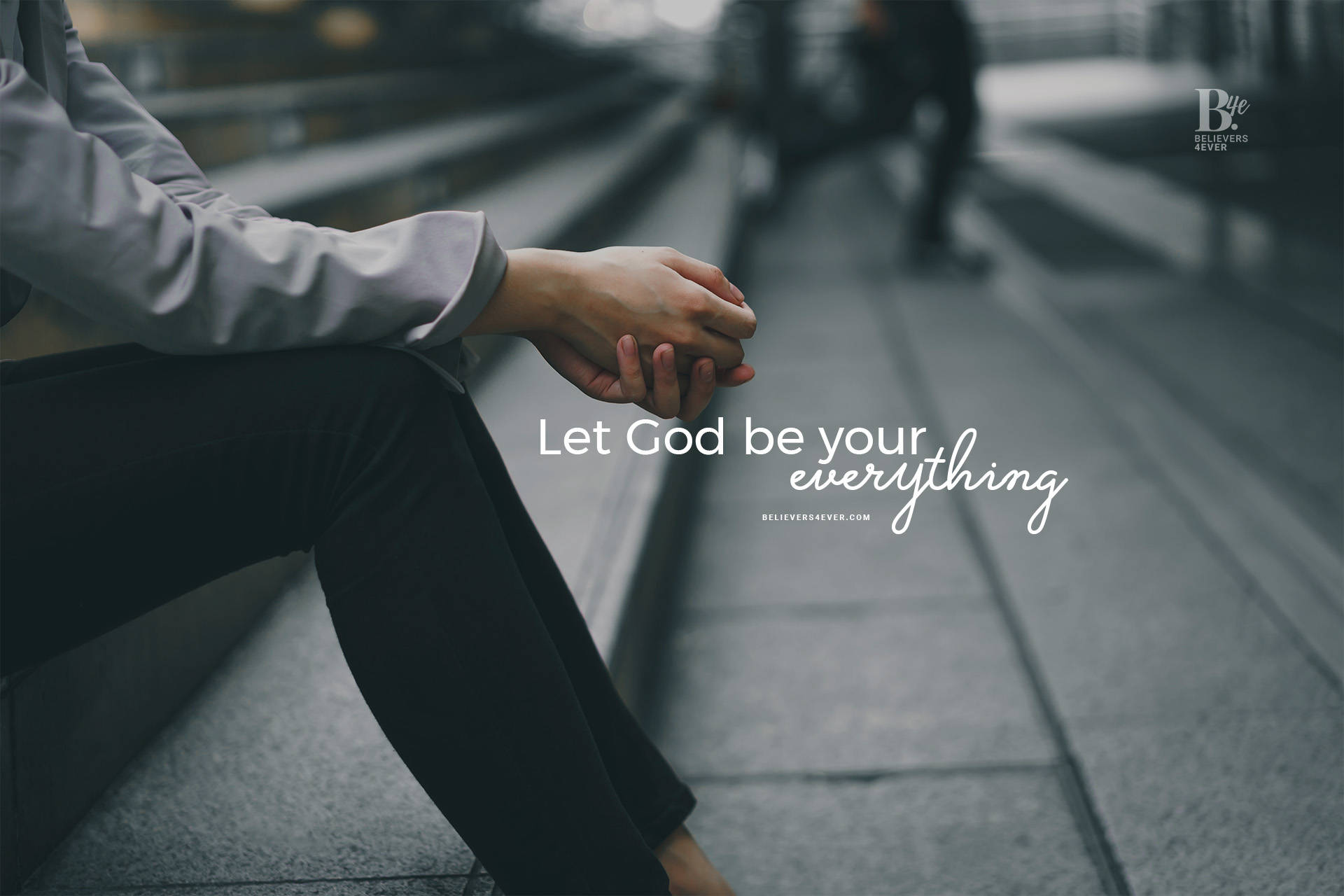 Christian God, Bible quote, praying hands, Full HD Desktop Wallpaper