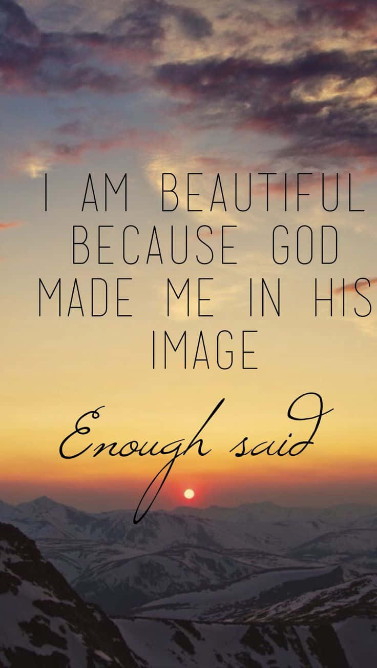 Christian Quotes, Sunset, snowy mountain range, HD Phone Wallpaper