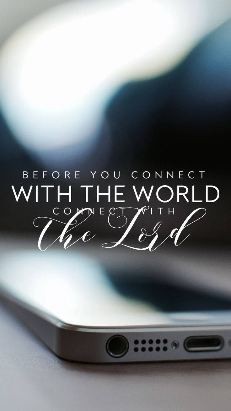 Christian iPhone, inspirational text, close-up, HD Phone Wallpaper