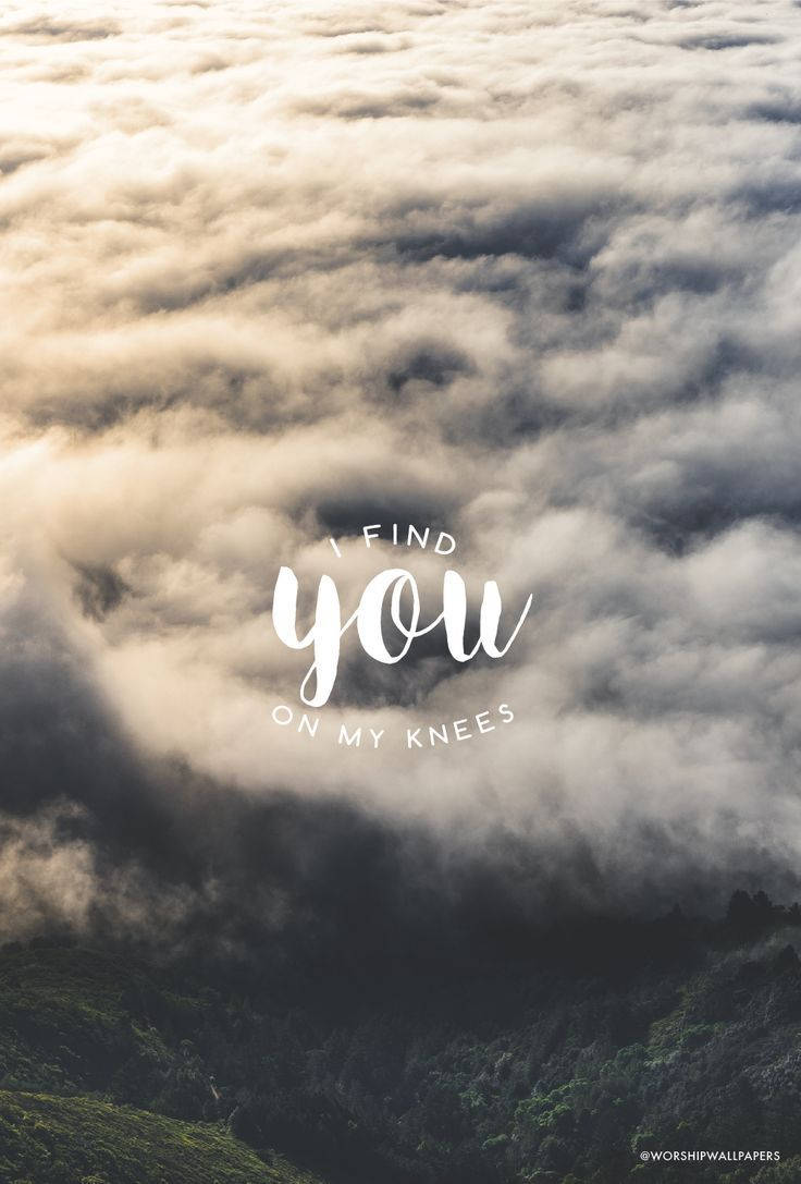 misty mountains, sea of clouds, aerial view, SD Phone Wallpaper