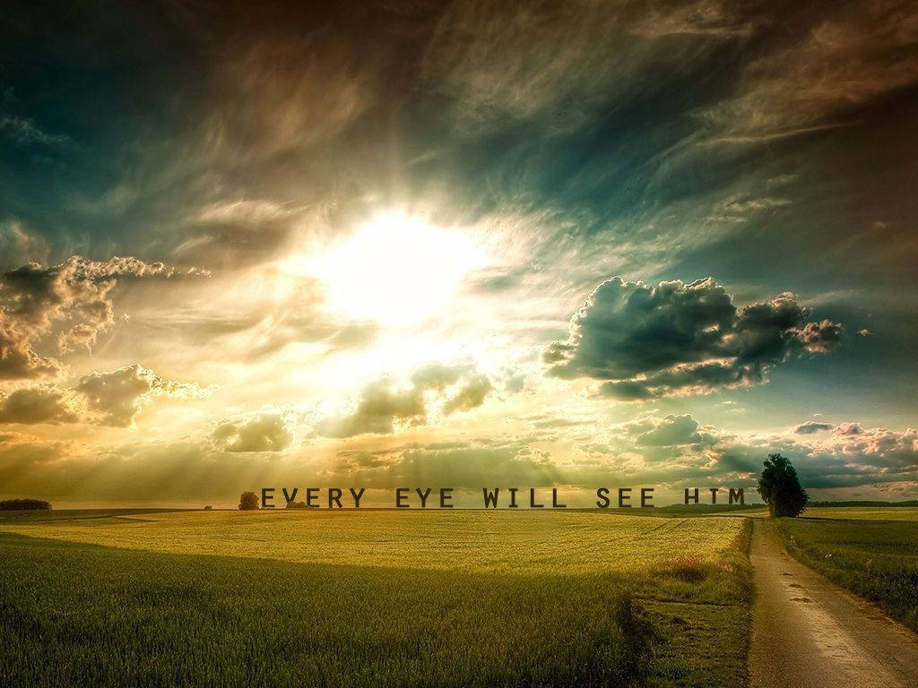 Christian, sunset, fields, SD Desktop Wallpaper