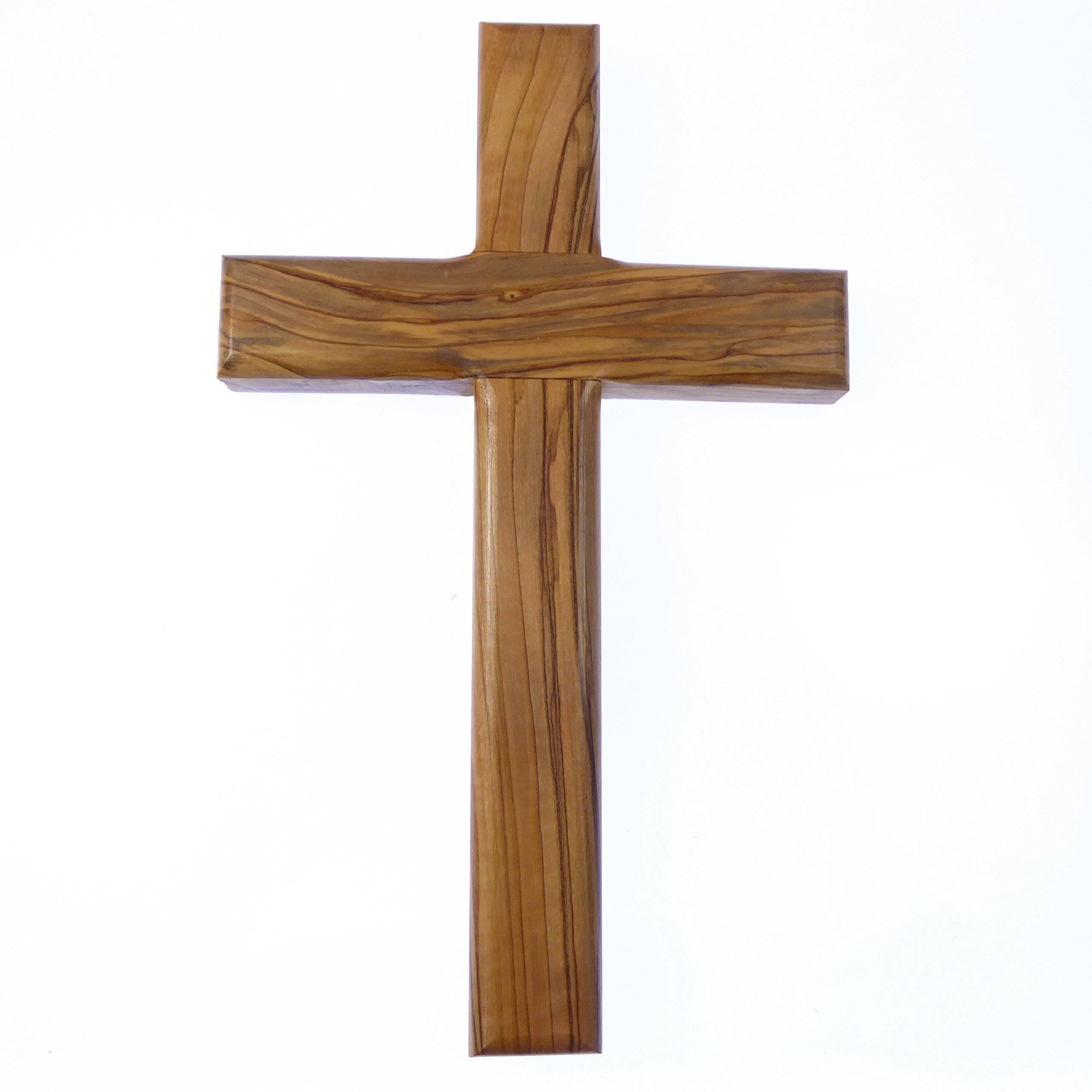 wooden cross, rich brown grain, smooth finish, 2K Desktop Wallpaper
