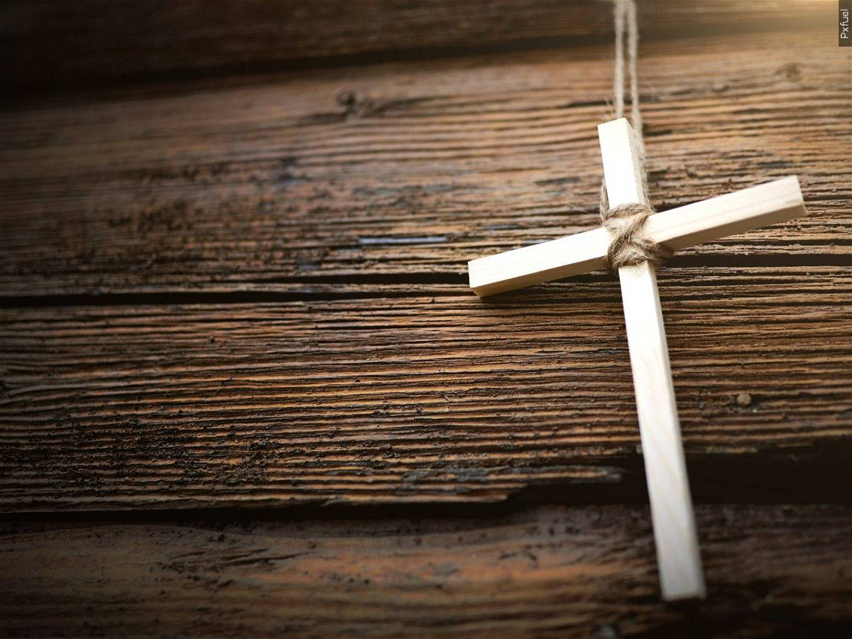 improvised cross, wooden cross, twine, SD Desktop Wallpaper