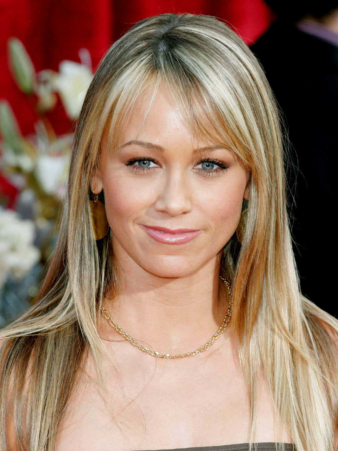 Christine Taylor, blonde hair, blue eyes, HD Phone Wallpaper