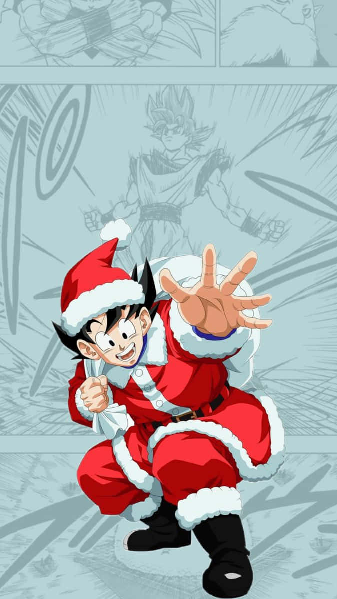 Christmas Anime Boys, anime boy, red Santa suit, SD Phone Wallpaper