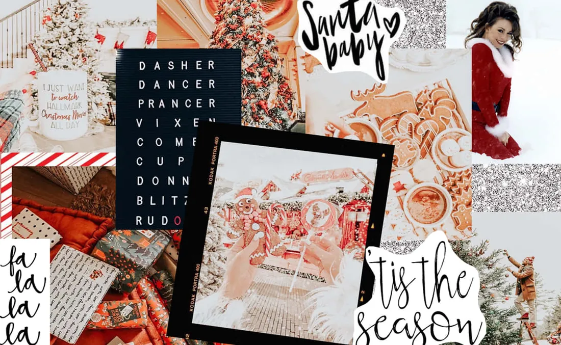 Christmas Collage Laptop