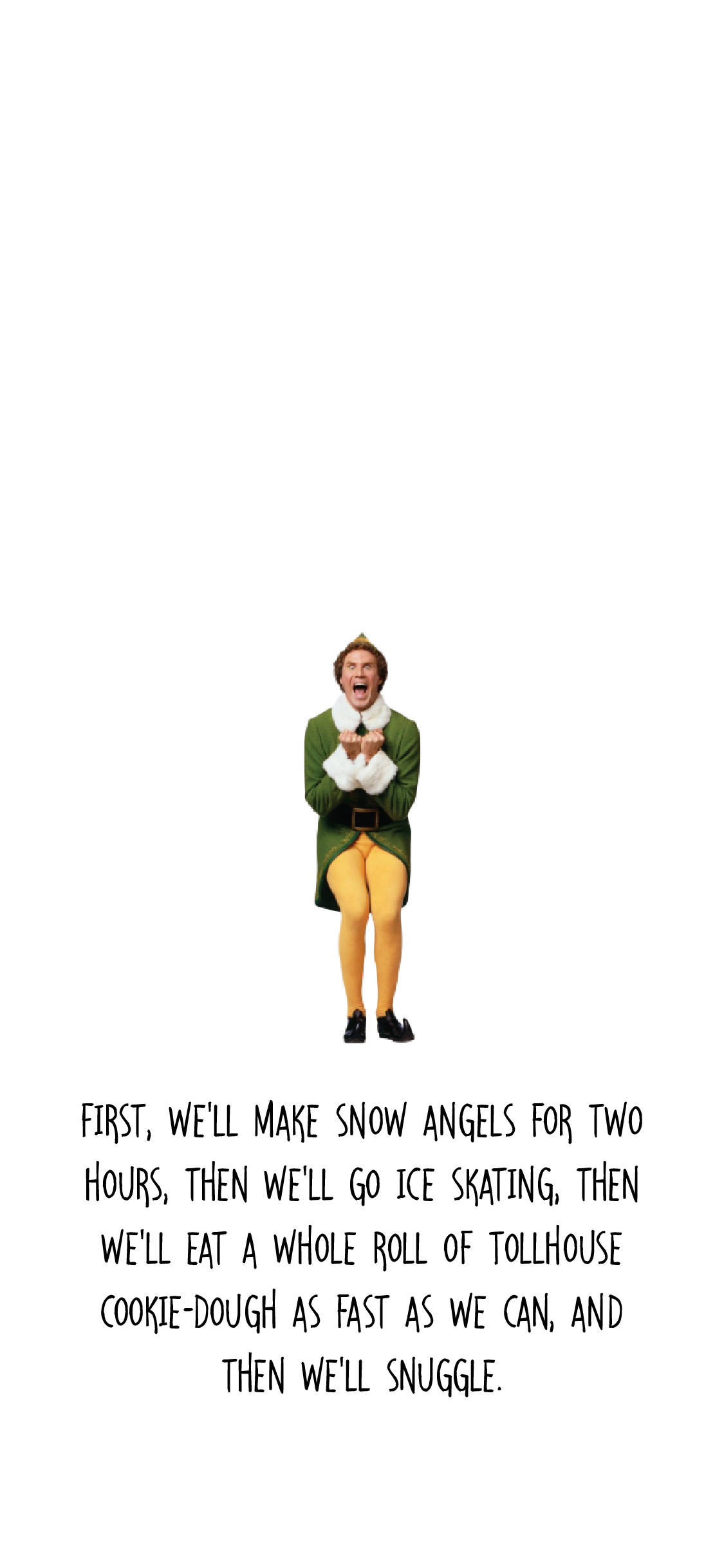 Christmas Elf, green and yellow outfit, white background, Full HD Phone Wallpaper