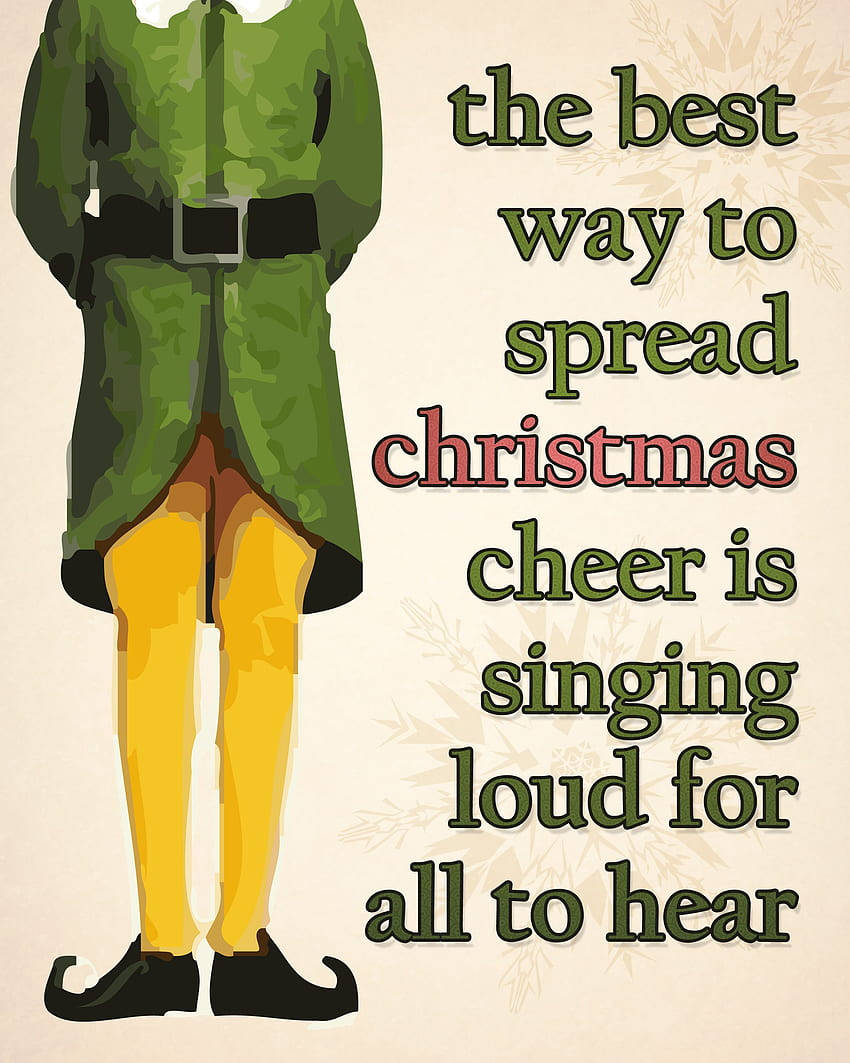 Christmas Elf, green coat, yellow tights, SD Phone Wallpaper