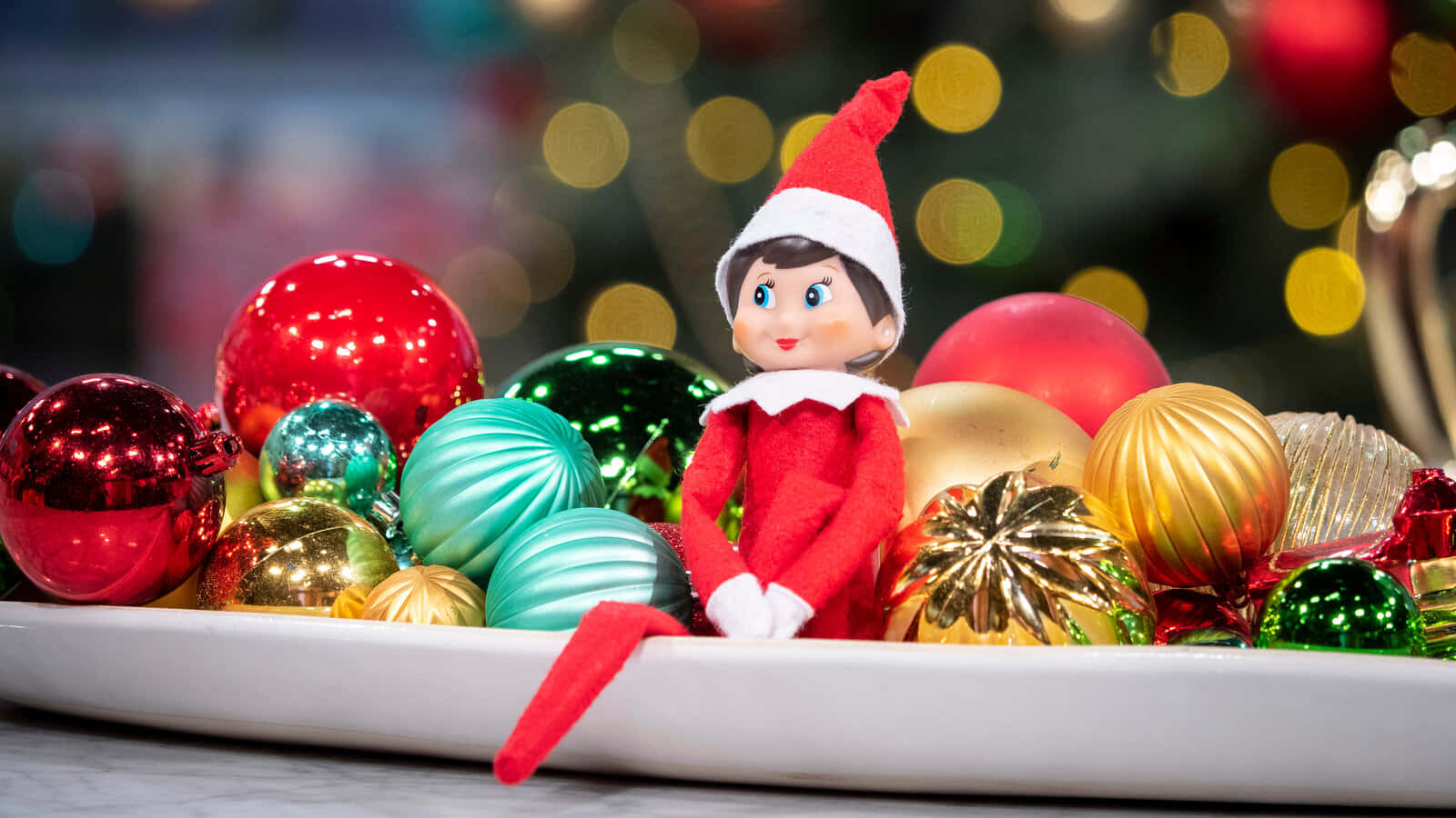 Christmas Elves, elf doll, red, HD Desktop Wallpaper