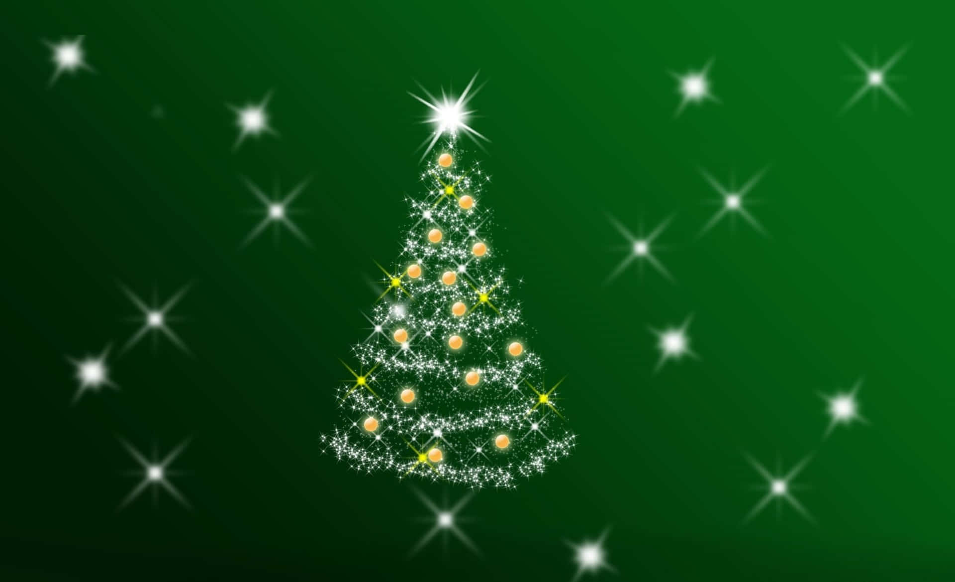 green christmas, Christmas tree, golden ornaments, Full HD Desktop Wallpaper