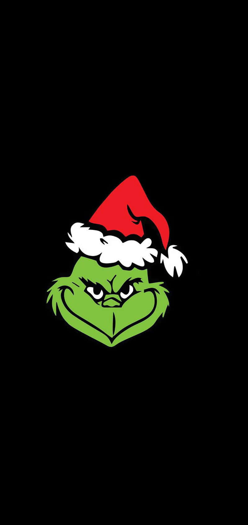 Christmas Grinch, Grinch, red Santa hat, HD Phone Wallpaper