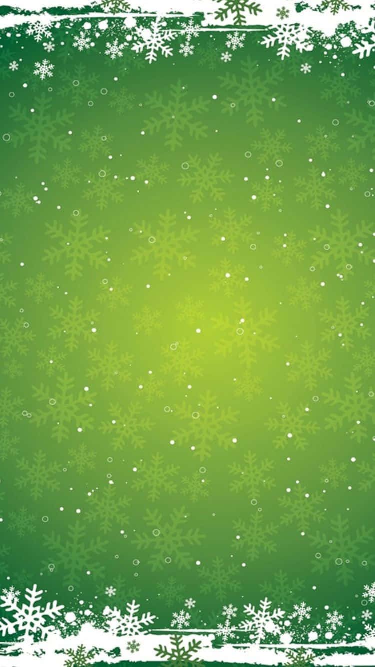 Green Christmas Aesthetic, holiday iPhone, green gradient, HD Phone Wallpaper