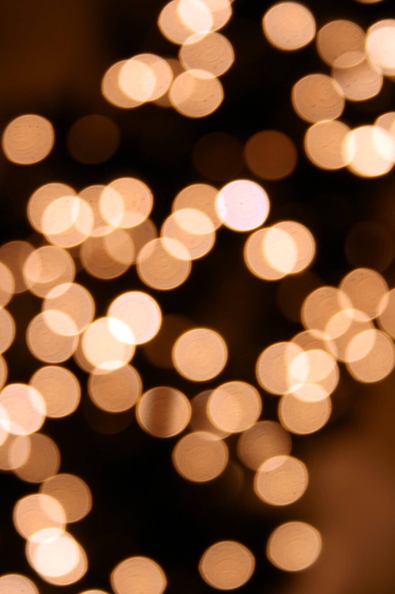golden bokeh lights, warm, dreamy atmosphere, dark background, Full HD Phone Wallpaper