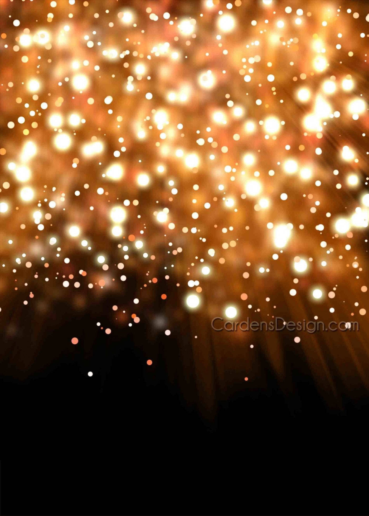 Christmas lights aesthetic, golden bokeh lights, glowing sky, Full HD Phone Wallpaper