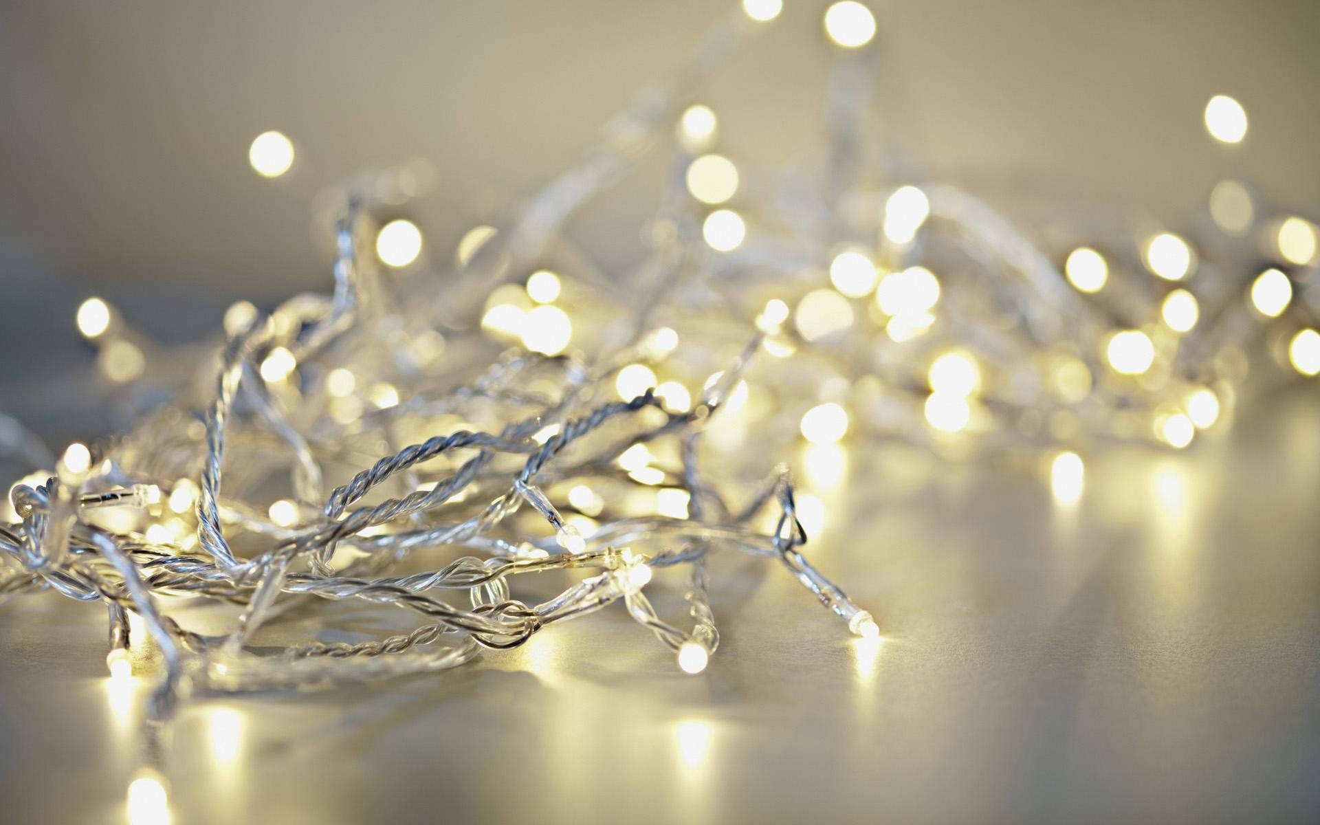 Christmas lights, fairy lights, twinkling, Full HD Desktop Wallpaper