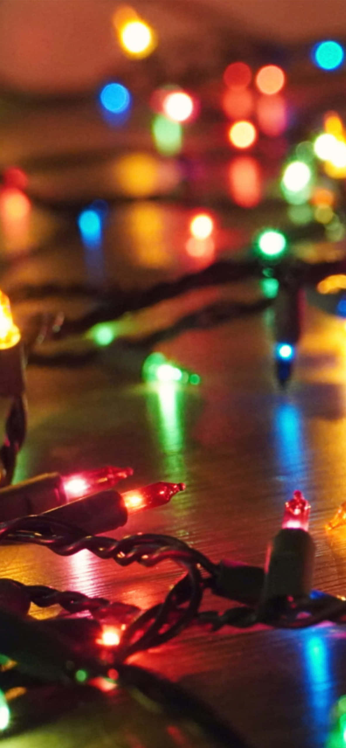Christmas Lights, Tumblr Cute, bokeh lights, 2K Phone Wallpaper