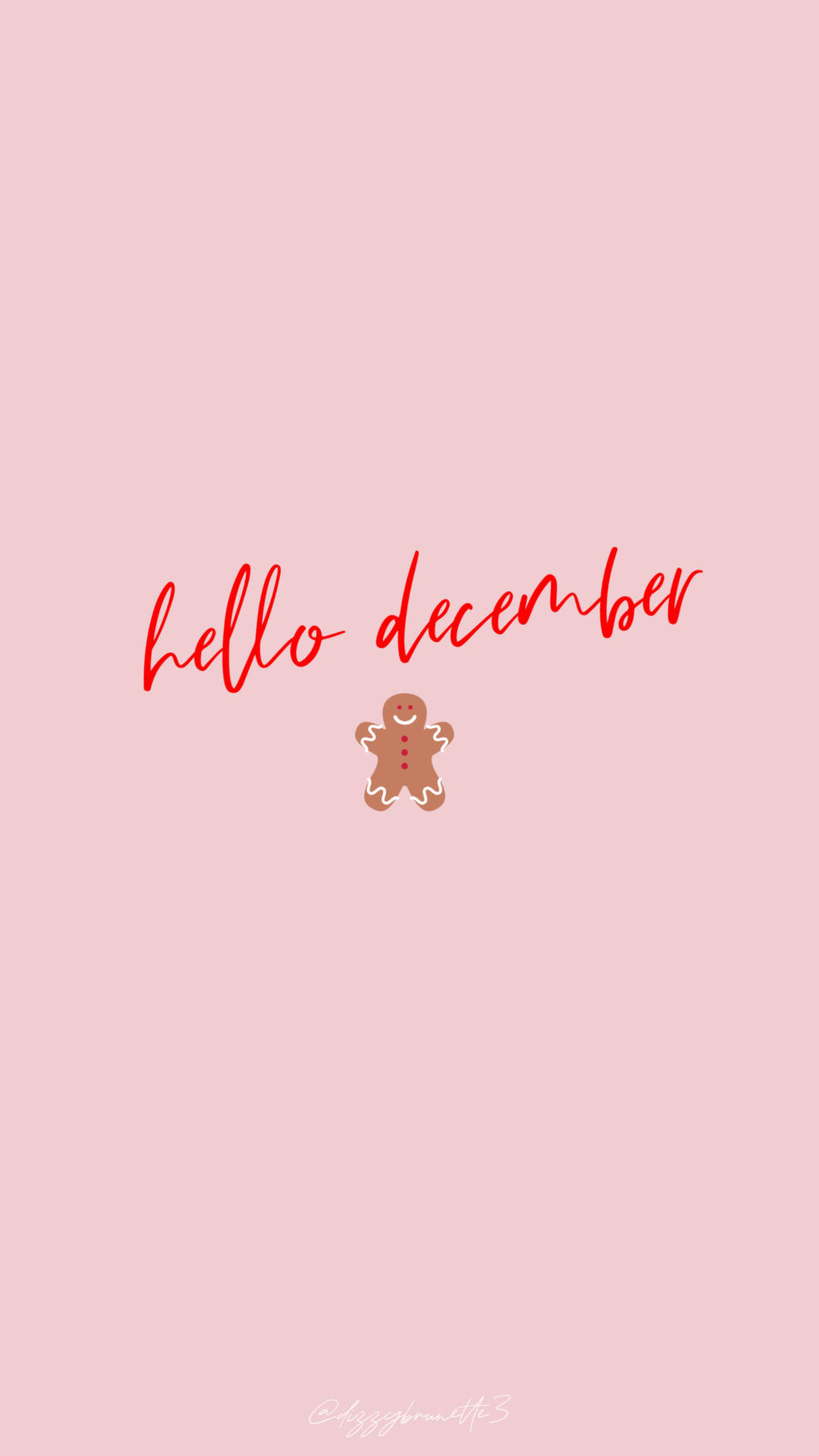 hello december, pink, red cursive text, Full HD Phone Wallpaper