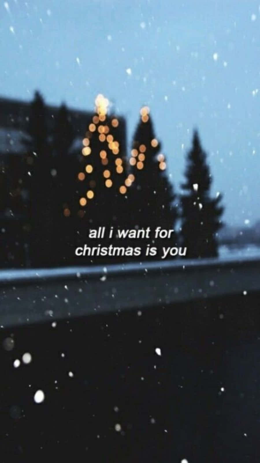 Tumblr Christmas, snowflakes, car window, HD Phone Wallpaper