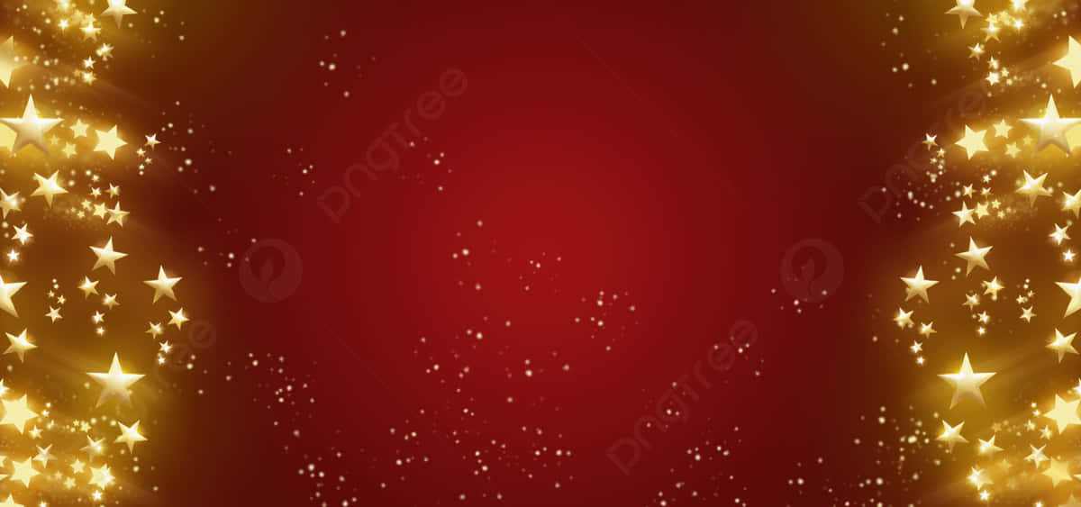 Christmas Star, golden stars, sparkles, SD Desktop Wallpaper