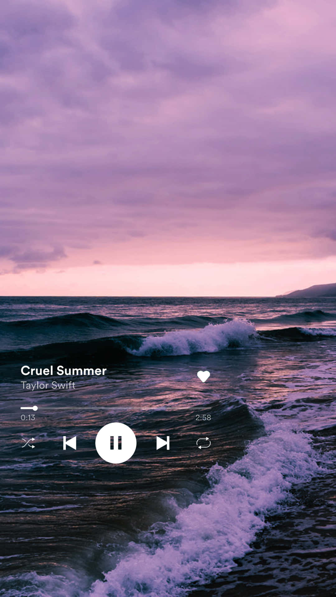 Taylor Swift, purple and pink sunset, stormy ocean, Full HD Phone Wallpaper