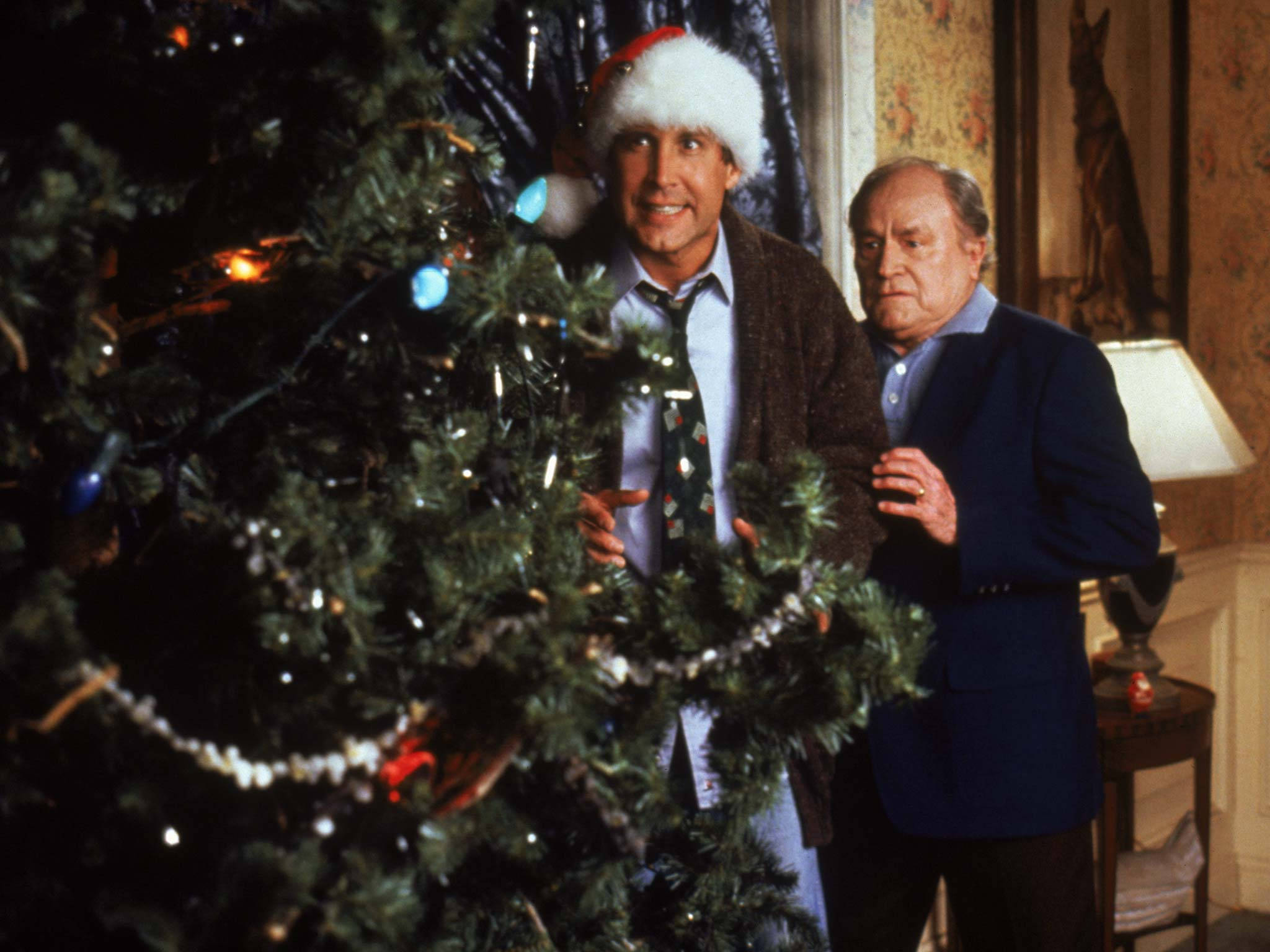 Christmas Vacation, Santa hat, festive tie, Full HD Desktop Wallpaper