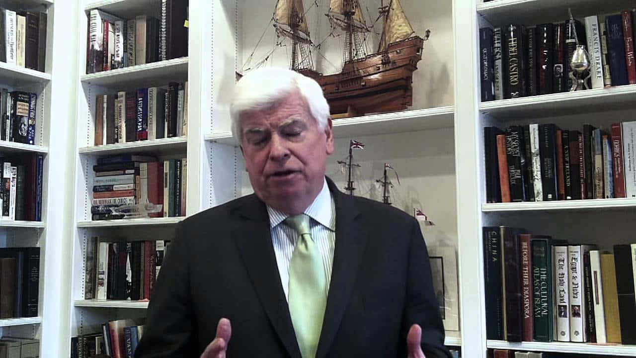 Christopher Dodd, library, bookshelves, HD Desktop Wallpaper