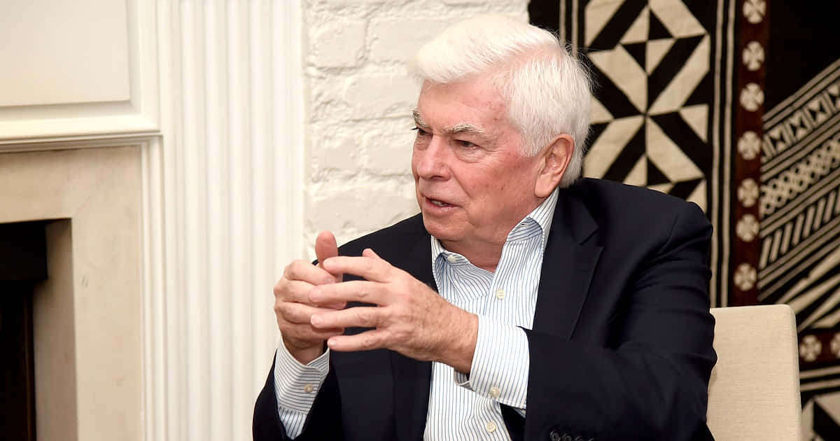 Christopher Dodd, white hair, dark suit, SD Desktop Wallpaper