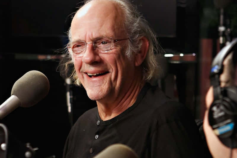 Christopher Lloyd, glasses, gray hair, SD Desktop Wallpaper