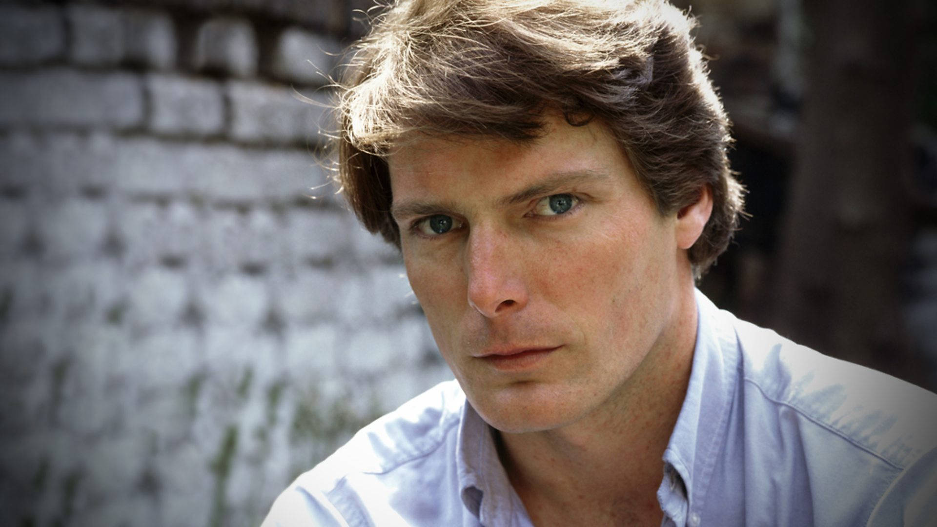 Christopher Reeve, American Broadway Actor, tousled brown hair, Full HD Desktop Wallpaper