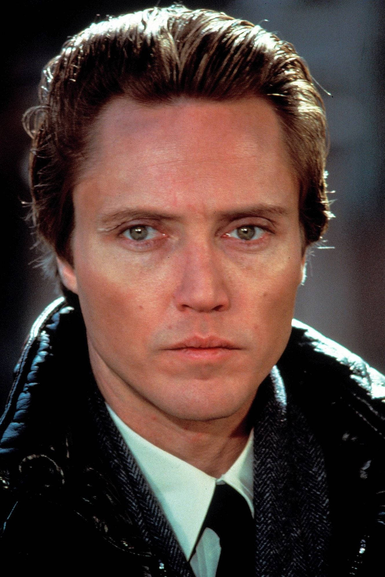 Christopher Walken, black jacket, white shirt, Full HD Phone Wallpaper