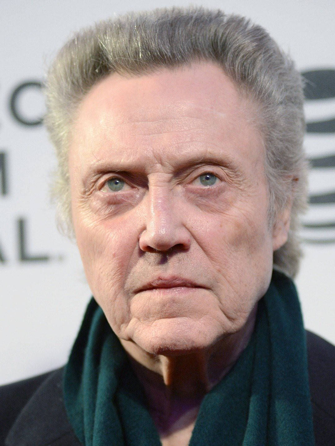 Christopher Walken, green scarf, gray hair, HD Phone Wallpaper