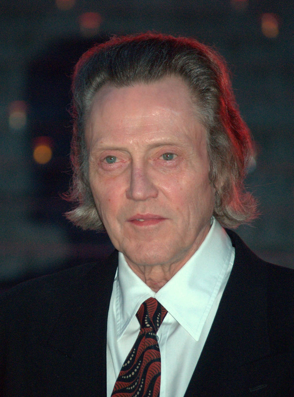 Christopher Walken, graying hair, dark suit, HD Phone Wallpaper